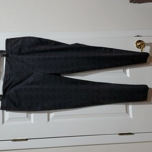 Black pattern dress pants